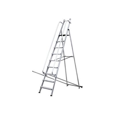 3700092278291-Safetool - Escabeau roulant - 9 marches-Angle droit-0