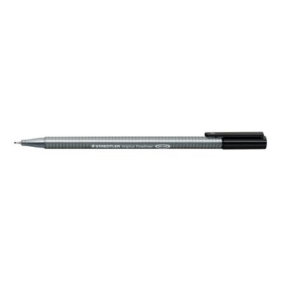 4007817334089-STAEDTLER triplus 334 - Feutre fin - 0.3 mm - noir-Angle gauche-0