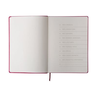 3108725881311-Oberthur Carmen - Carnet de notes rigide A5 - ligné - bleu-Avant-5