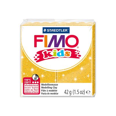 4007817805169-Pâte Fimo Kids  - Dore Paillette - 42G-Angle droit-1