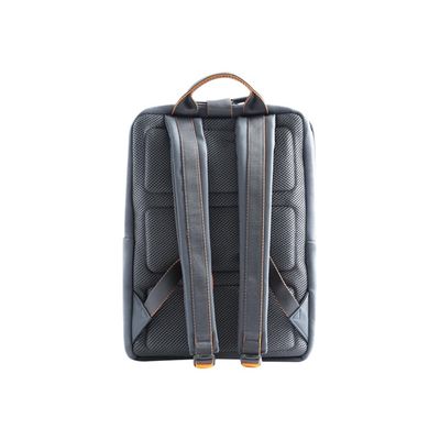 8032572185566-Nava Flat Medium - Sac à dos plat pour ordinateur portable 15,6" - gris/orange-Arrière-2
