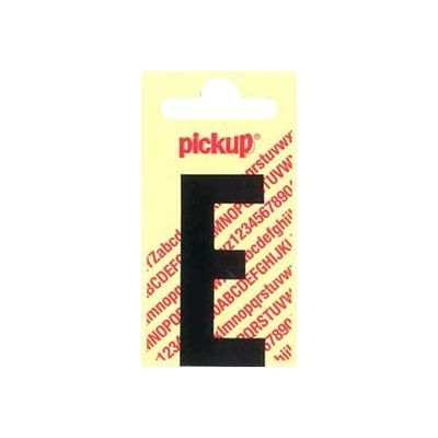 2012349362662-Pickup - Étiquette autocollante - 150 mm - Lettre E - noir mat-Avant-0