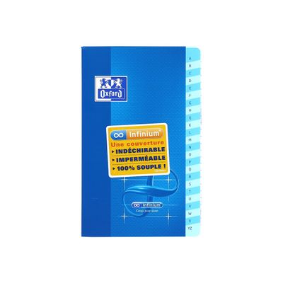 3020122871248-Oxford Infinium - Carnet 9 x 14 cm - 96 pages - petits carreaux (5x5 mm) - disponible dans différ-Avant-3