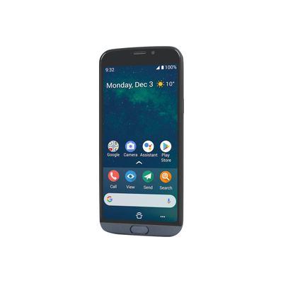 7322460078355-DORO 8050 Plus - Smartphone - 4G - 16 Go - gris-Angle droit-1