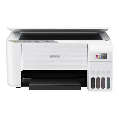 8715946684253-Epson EcoTank L3256 - imprimante multifonction jet d'encre couleur A4 - USB, Wi-Fi - blanc-Avant-2