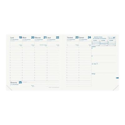3371010425464-Agenda Equology - 1 semaine sur 2 pages - 16 x 16 cm - rose - Quo Vadis-Avant-1