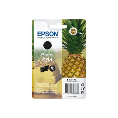 8715946707778-Epson 604 Ananas - noir - cartouche d'encre originale-Avant-0