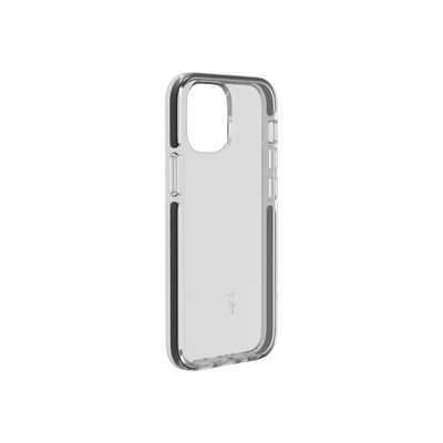 3571211442158-Force Case Life - coque de protection pour Iphone 12 Mini - transparent contour noir-Angle gauche-1