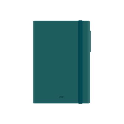 8053610789751-Agenda 1 jour par page - 17 x 24 cm - noir onyx - Legami Colours Collection-Avant-0
