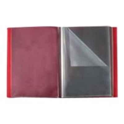 3135250962710-Viquel Propyglass - Porte vues personnalisable - 40 vues - A4 - rouge-Avant-0