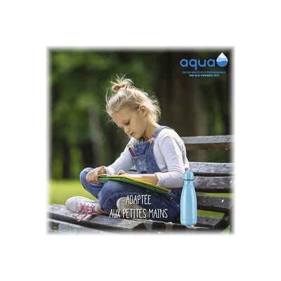 3135250132533-Aqua Pastel - Gourde Bouteille isotherme 350 ml - double paroi - disponible dans différentes coul-Avant-5