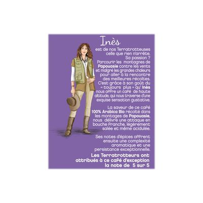 3760264902263-Terramoka Inès - Café moulu bio - 250 gr-Gros plan-2