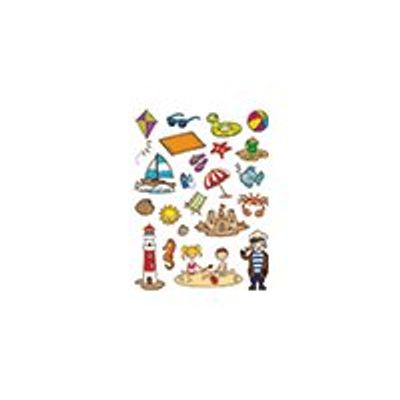8410782114352-Apli - 3 feuilles gommettes plage-Avant-0