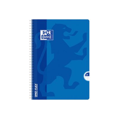 3020121072875-Oxford Openflex - Cahier polypro à spirale A4 (21x29,7 cm) - 180 pages - grands carreaux (Seyes) - disponible dans-Avant-2