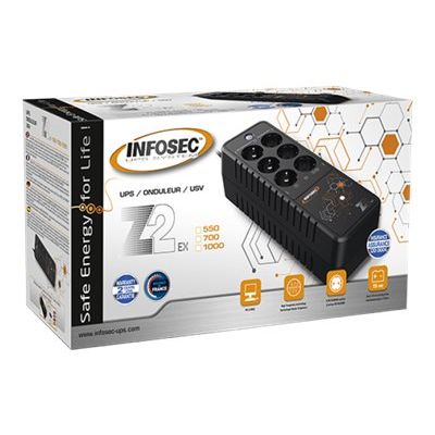 3700085660867-INFOSEC Z2 EX 700 - onduleur 6 prises - 700 VA-Angle gauche-3