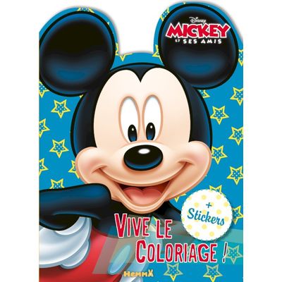 9782508049088-Disney Mickey et ses amis - Vive le coloriage (Personnage Mickey)--0