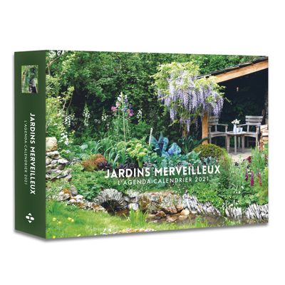9782755683028-L'Agenda-calendrier Jardins merveilleux 2021--0