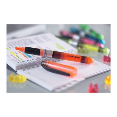 4006381339834-STABILO NAVIGATOR - Surligneur - orange-Angle gauche-2