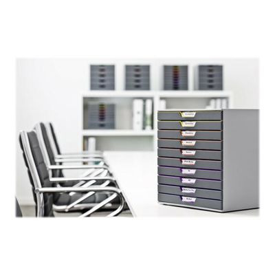 4005546701615-Durable Varicolor - Module de classement 10 tiroirs - multicolore-Angle droit-5