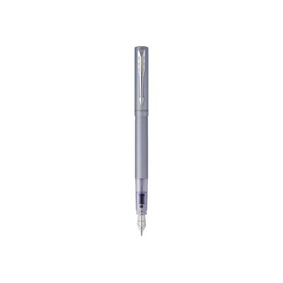 0404051331036-Parker Vector XL - Stylo plume bleu gris - pointe moyenne - bleu-Avant-0