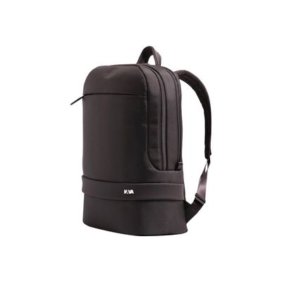 8032572174614-Nava Easy+ Large - Sac à dos pour ordinateur portable 15,6" et porte-Ipad - marron-Angle droit-0