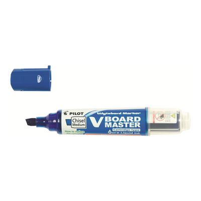 4902505355882-Pilot V BOARD MASTER - Marqueur effaçable - pointe biseau - bleu-Angle gauche-0