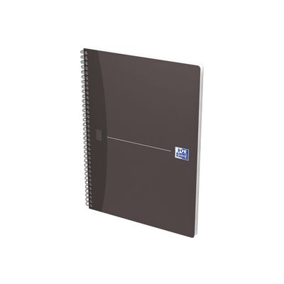3020120022093-Oxford Office Essentials - Cahier à spirale A4 (21x29,7 cm) - 180 pages - grands carreaux (Seyes) - disponibl-Angle droit-1