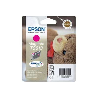 0000003613405-Epson T0613 Ourson - magenta - cartouche d'encre originale-Arrière-2