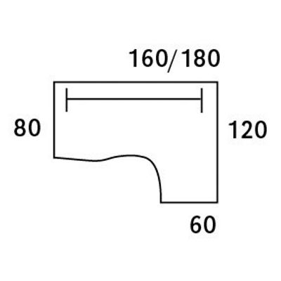 3253310175266-Bureau compact à droite DUAL - L160 cm - Pieds blanc - plateau blanc (Pieds de renfort ou caisson bout de bureau obligatoire à rajou--4