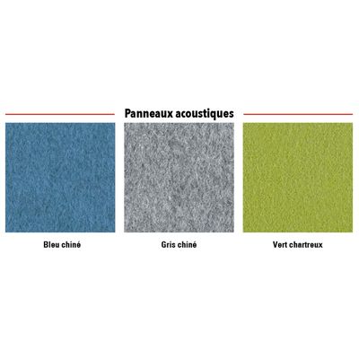 3253310170056-Banquette acoustique IN'TEAM - L170 x H 150 x P170 cm - 3 places - structure chêne gris et carbone - pan--1