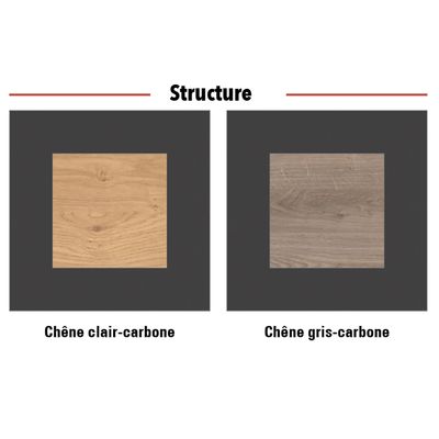 3253310170056-Banquette acoustique IN'TEAM - L170 x H 150 x P170 cm - 3 places - structure chêne gris et carbone - pan--2