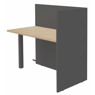 3253310205451-Banque d'accueil Retour direct haut OLA - L122,5 x H112 x P62,5 cm - structure carbone, plateau chêne --0