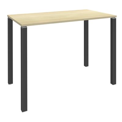 3253310166431-Table Lounge 4 pieds - L120xH105xP80 cm - Pied carbone - plateau imitation érable--0