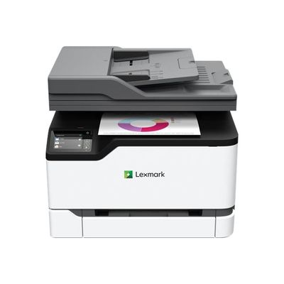 0734646727242-Lexmark MC3224i - imprimante laser multifonction couleur A4 - USB 2.0, LAN, Wi-Fi(n)-Avant-2