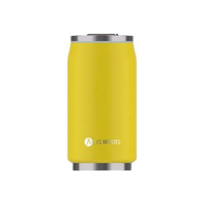 3614300042386-Les Artistes Paris - Canette isotherme - yellow - 280 ml - acier inoxydable-Avant-0