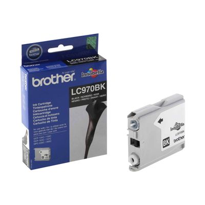 0000791421084-Brother LC970 - noir - cartouche d'encre originale-Angle gauche-1