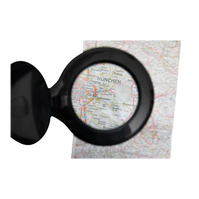 4002390078351-MAULiris - Lampe loupe à Led - 10 cm diamètre - agrandissement : 1.75x - 7 W - noir-Gros plan-6