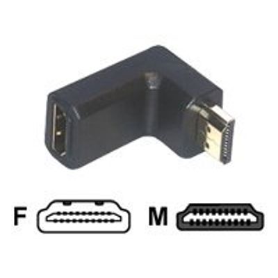 3700224701185-MCL Samar - adaptateur coudé HDMI type A (M) vers HDMI type A (F)-Image du produit-0