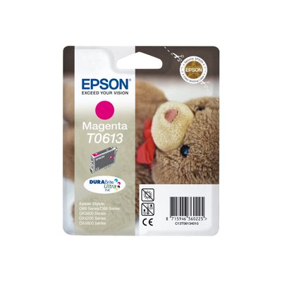 0000003613405-Epson T0613 Ourson - magenta - cartouche d'encre originale-Avant-1