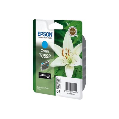 0400000592404-Epson T0592 Orchidée - cyan - cartouche d'encre originale-Angle droit-2