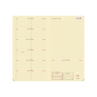 3371010191185-Agenda de poche Impala Italnote - 1 semaine sur 2 pages - 8,8 x 17 cm - disponible dans différente-Avant-0
