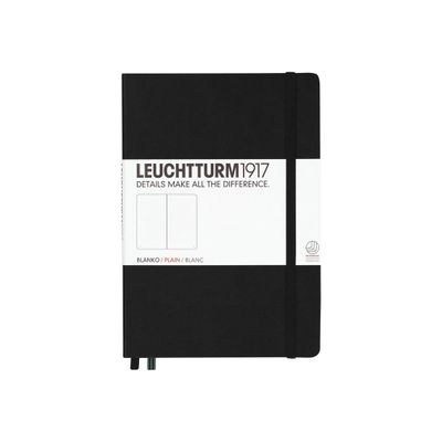 4004117327964-Leuchtturm1917 - Carnet de notes rigide A5 - pointillés - noir-Avant-0