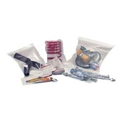 3760028771746-Logistipack - 100 Sachets à fermeture zip - 120 x 180 mm - transparent-Avant-0