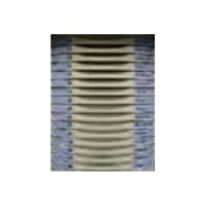 3219099811412-Module 16 tiroirs pour armoire à rideaux - hauteur 25 mm - gris/bleu-Avant-0