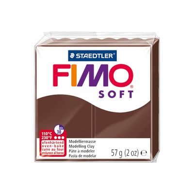4006608809836-Pâte Fimo Soft  - Chocolat - 57G-Angle droit-1