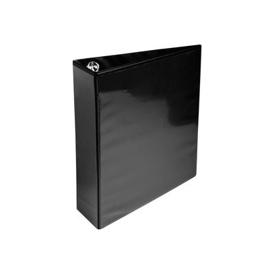 3130635184503-Exacompta Kreacover - Classeur à anneaux personnalisable - Dos 86 mm - A4 Maxi - noir - 3 -Angle gauche-1