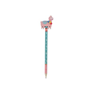 8052783613566-Legami - Crayon gomme rose - lama-Avant-0