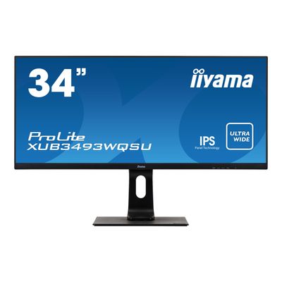 4948570117147-iiyama ProLite XUB3493WQSU-B1 - écran LED 34" - HDR-Avant-0