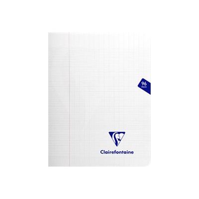 3329683937517-Clairefontaine Mimesys - Cahier polypro 17 x 22 cm - 48 pages - grands carreaux (Seyes) - transpar-Avant-0