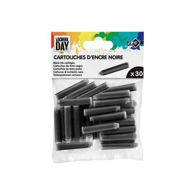 3701254719201-Wonday - 30 Cartouches d'encre - noir-Avant-0